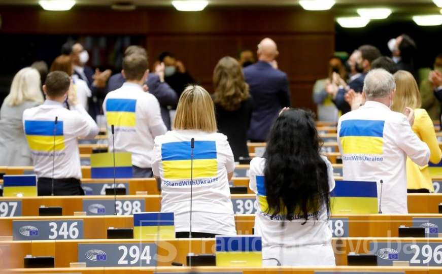 Zastupnici u Europskom parlamentu u bojama Ukrajine